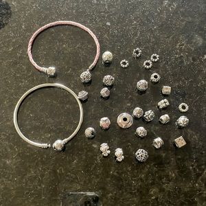 Pandora bracelets and charms
